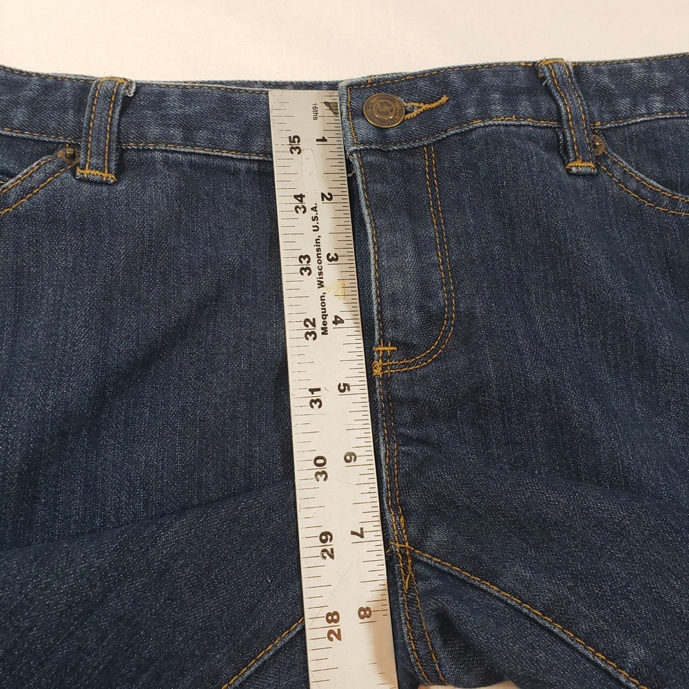 Michael Kors Women's Dark Wash Denim Jeans Classic Style Size 2 - Picture 5 of 10
